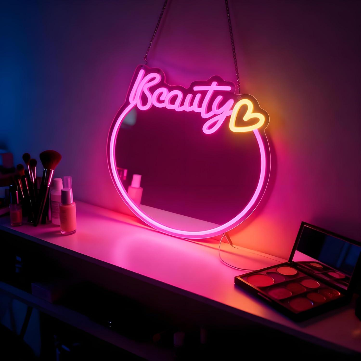 Neonowa tabliczka z motywem lu – Beauty No Makeup recenzja i cena